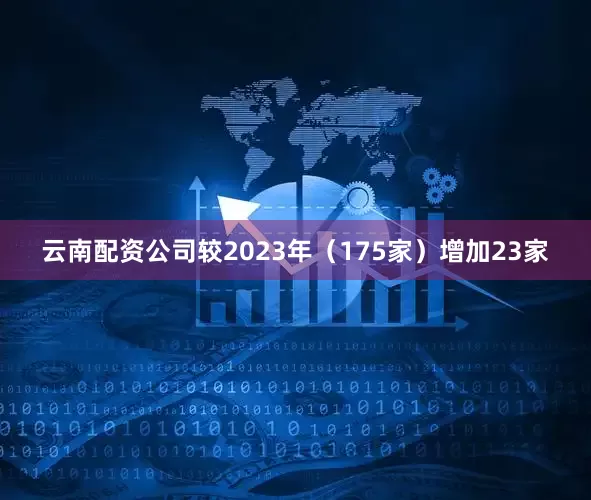 云南配资公司较2023年（175家）增加23家